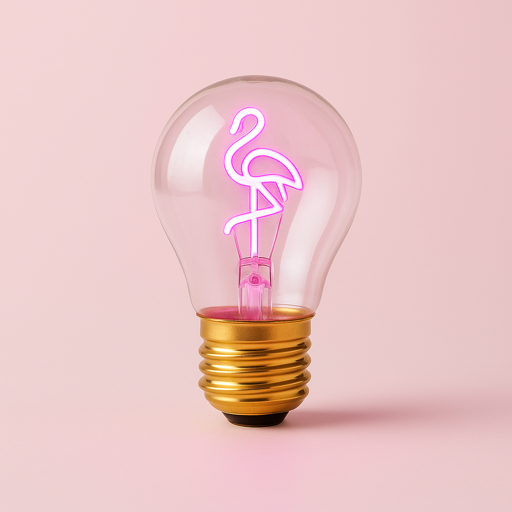Pink Paradise – Flamingo Deko Glühbirne | LichtAmt