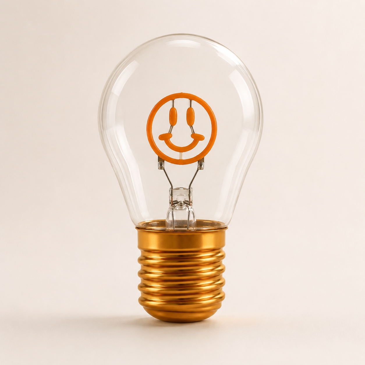 Smile – Smiley Deko Glühbirne gute Laune Licht | LichtAmt